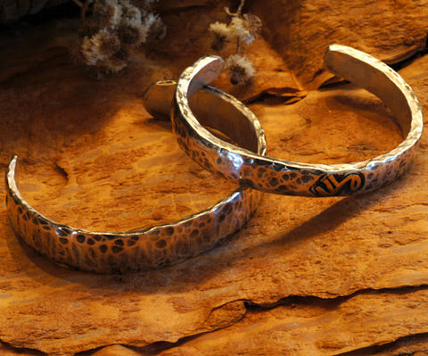 EARTH ART SILVER　BANGLE